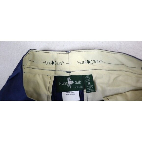 VINTAGE WOMEN'S BLUE PLEATED A-LINE SKIRT - HUNT CLUB - SIZE 9 - Picture 3 of 6